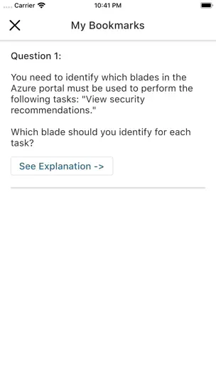 Screenshot von AZ-900 Certification auf dem iPhone 9