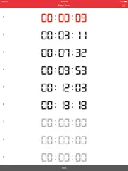 rallye timer ipad capturas de pantalla 1