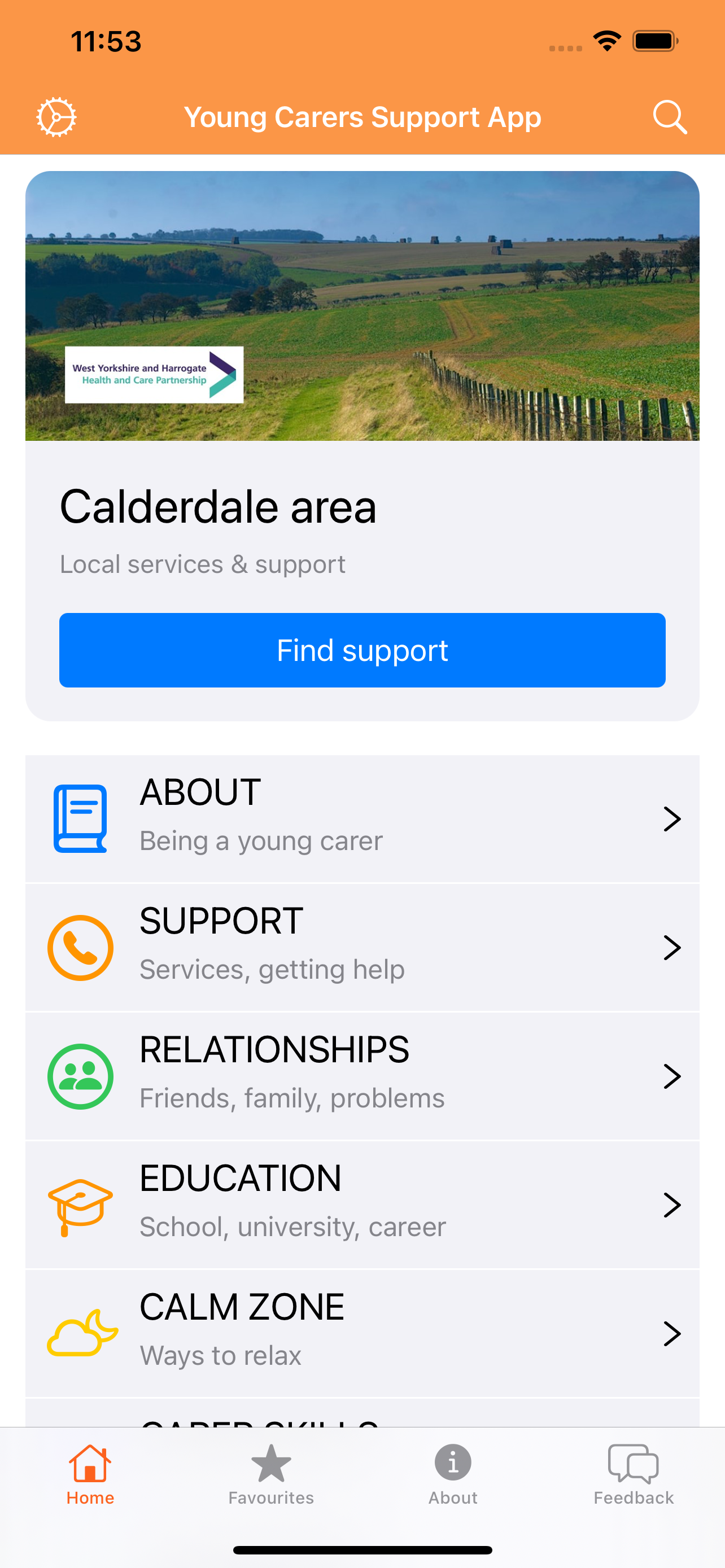 Young Carers Support App