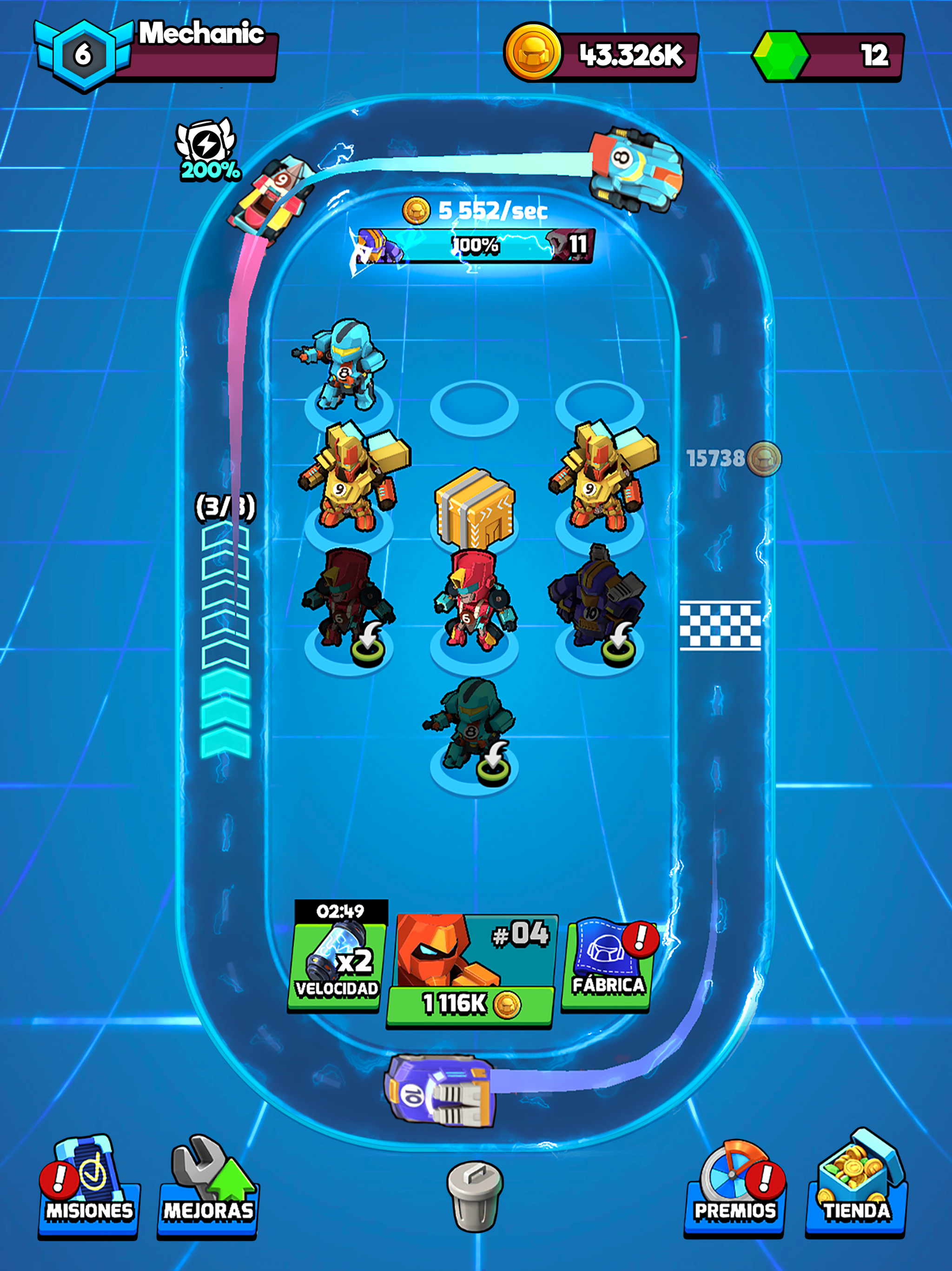 Merge Robots - Idle Games screenshot 9