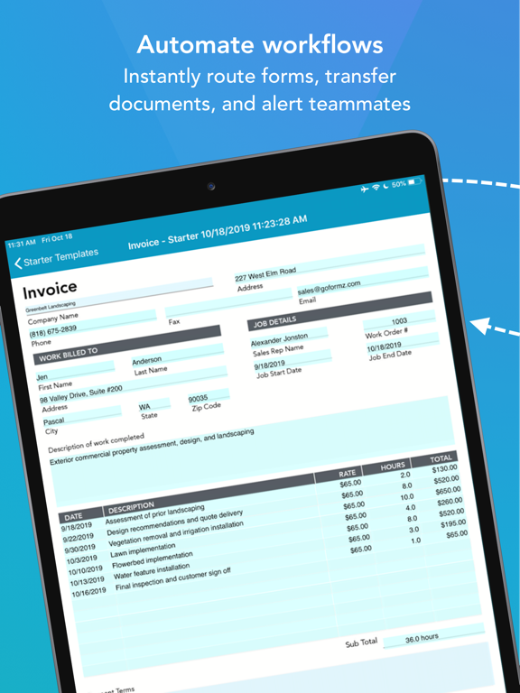 Screenshot #5 pour GoFormz Mobile Forms & Reports