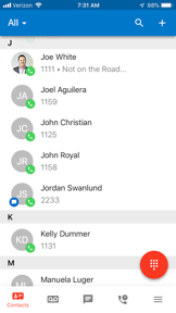 Brightlink PBX screenshot