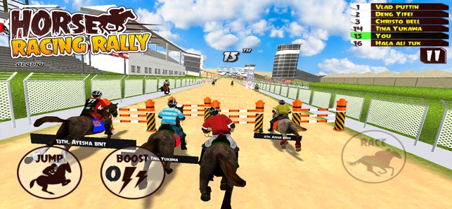 Horse Riding Racing Rally