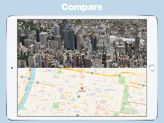 We Maps 04 | 3D + 2D World Map iPad screenshot 4 - Navigation app