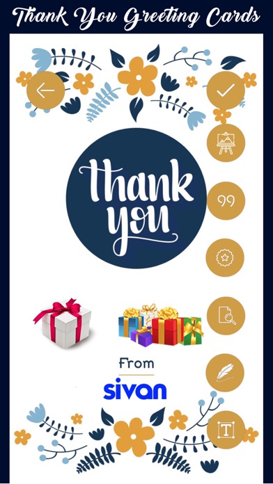 Thank You Greeting Cards Maker iPhone screenshot 5 - Photo & Video app