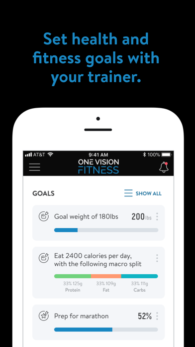 One Vision Fitness Screenshot