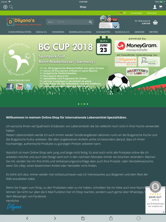 Screenshot #4 pour Dilyana's - Int. Lebensmittel
