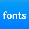 Fonts & Symbols Keyboard delete, cancel