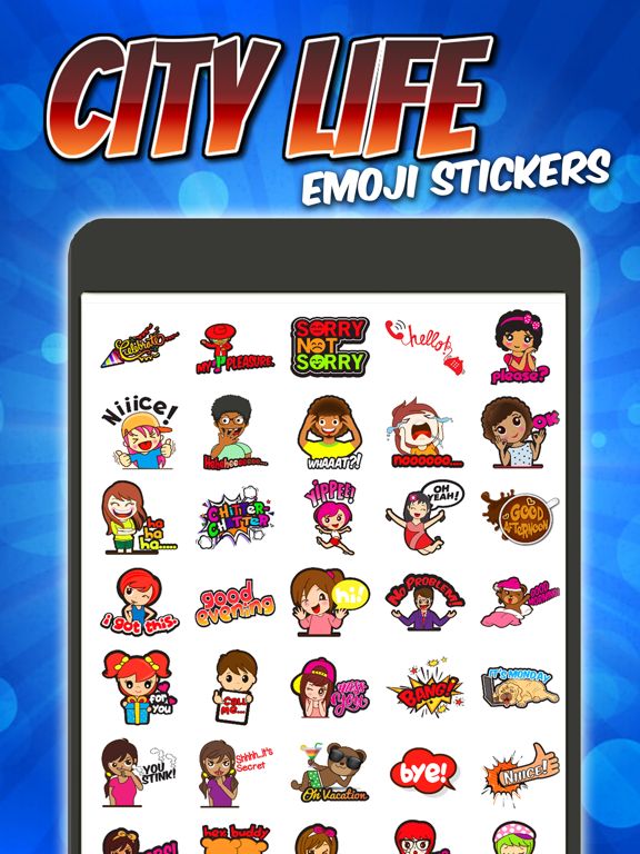 Screenshot #6 pour City Life Emoji Stickers