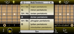 Guitar Modal Pentatonic Scales screenshot #3 for iPhone