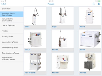Ghidini iPad screenshot