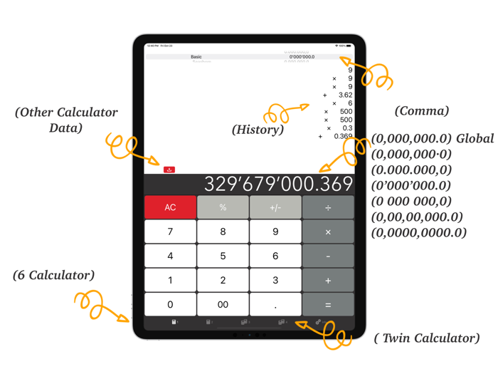 Calculator  - Twin Plus App