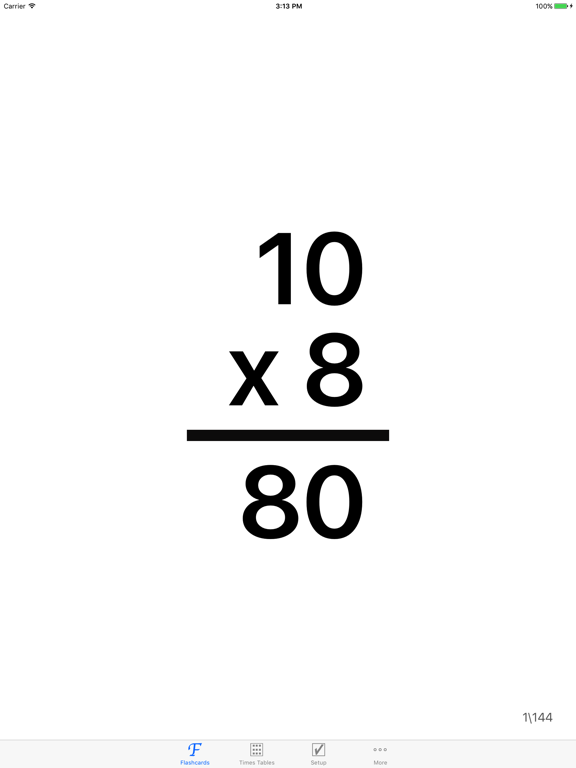 Screenshot #5 pour Times Tables Flashcards