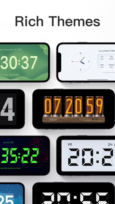 Screenshot #3 pour DClock - Horloges numériques