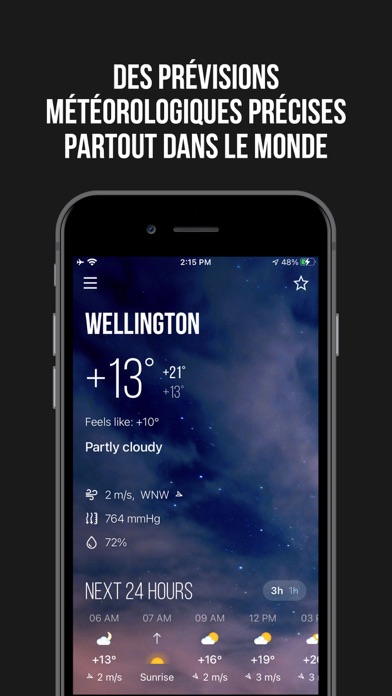 Screenshot #2 pour MeMeteo: prévisions météo