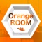 The main character awakens in a mysterious orange room