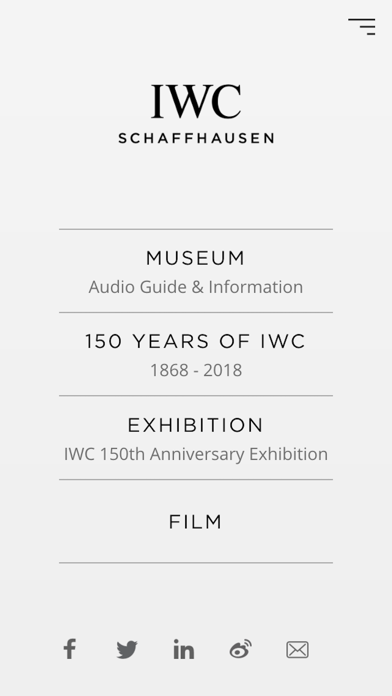 Audioguide IWC Museum Screenshot
