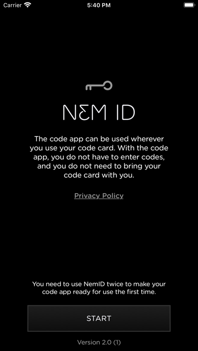 Screenshot #2 pour NemID codeapp