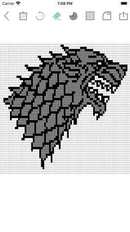 Game screenshot Pixel Art - draw with dots apk