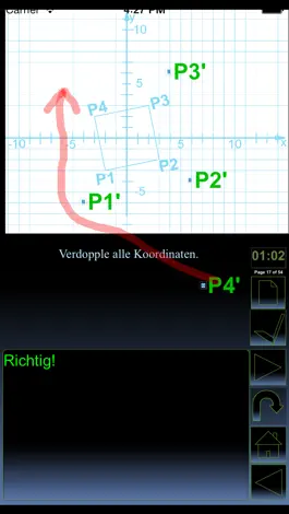 Game screenshot mathapp LU6 Koordinaten apk