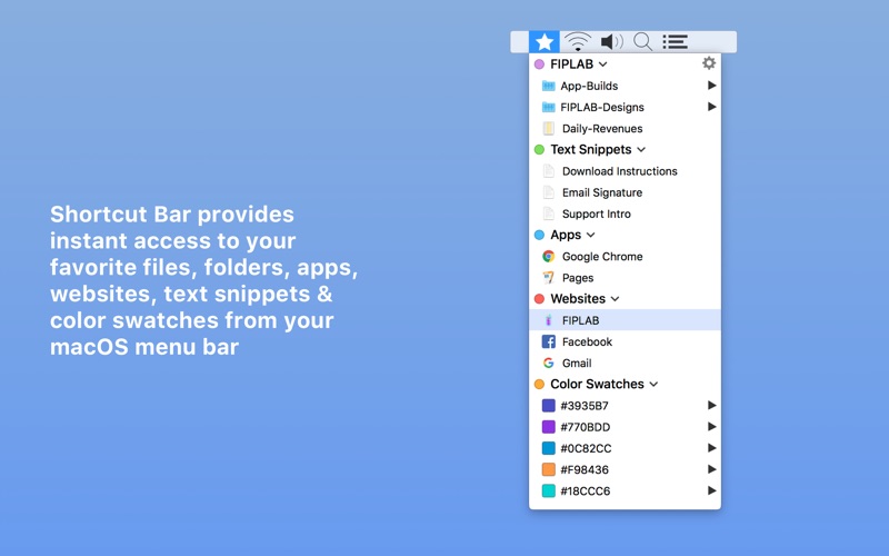 Screenshot #1 pour Shortcut Bar - Instant Access