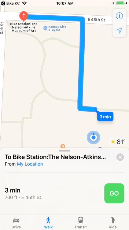 Bike Stations Kansas City