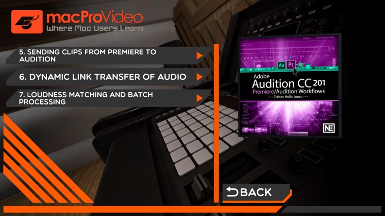 Worksflows Adobe Audition CC