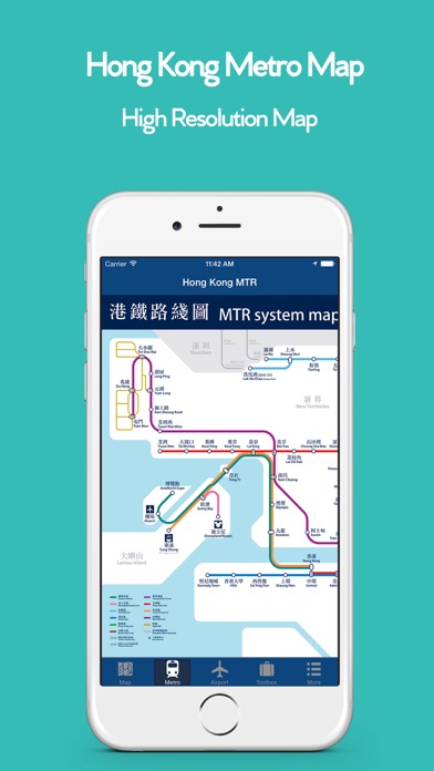 Hong Kong Offline Map, Metro Screenshots