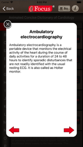 Cardiology Dictionary screenshot