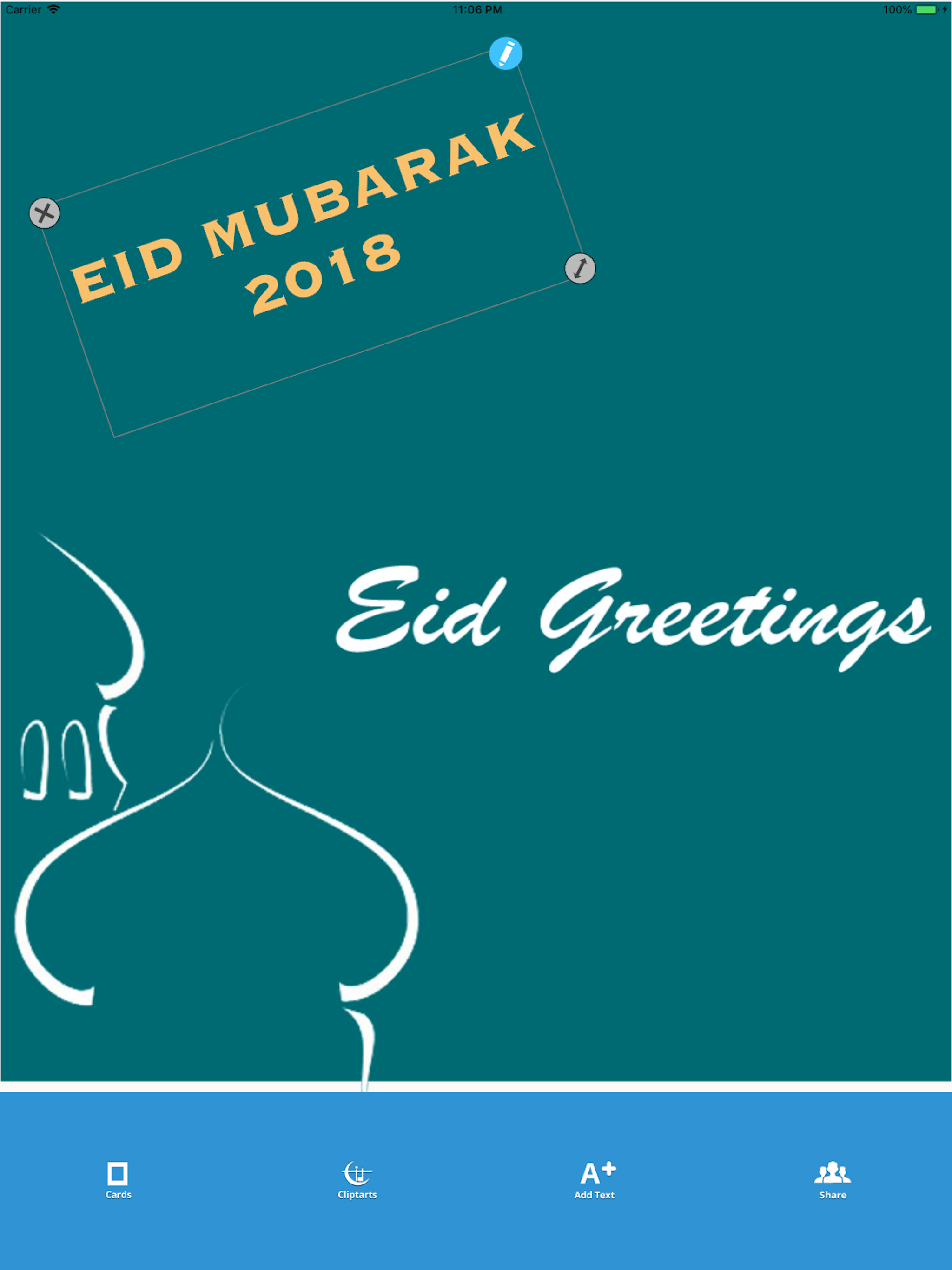 Eid Card Greetings