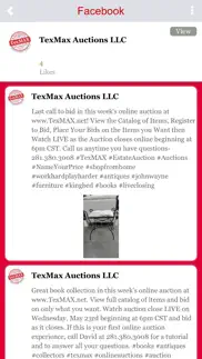 texmax auctions iphone screenshot 2