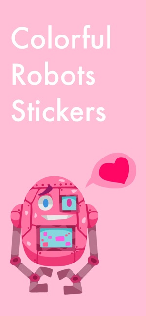 Colorful Robots Stickers(圖1)-速報App