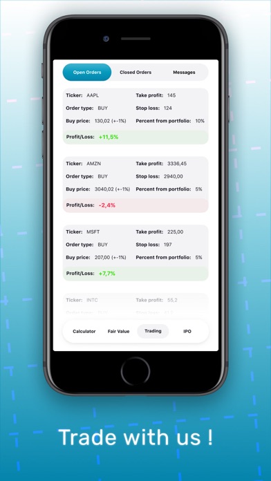 Fair Value of trading stocks screenshot 3