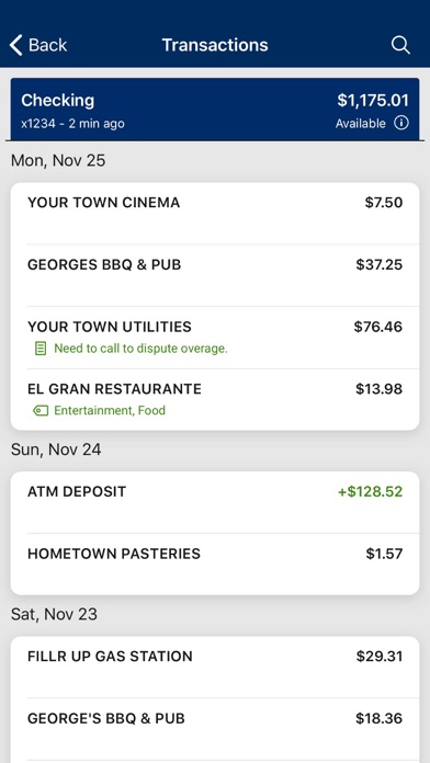 My Tri-County Bank Screenshot