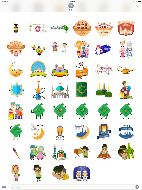 Screenshot #5 pour Ramadan Mubarak Stickers Emoji