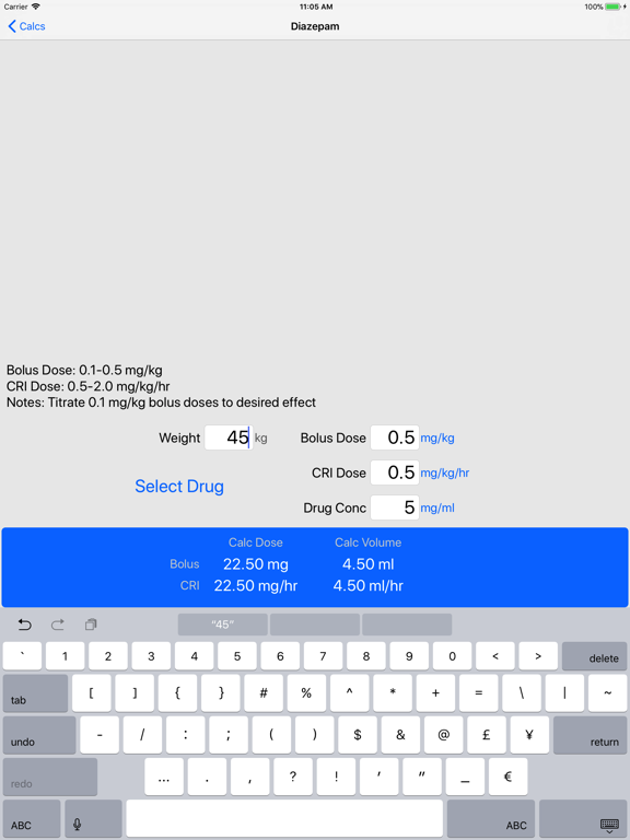 Screenshot #4 pour VetPDA Calcs