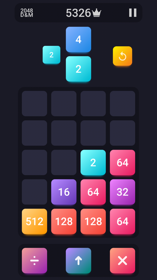 #3. 2048: Drop And Merge (iOS) 来自: Oleksandr Shchotkin