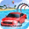 Do you love driving water FLOATING CAR games and Water Slide on beach and oceans and in Raptide
