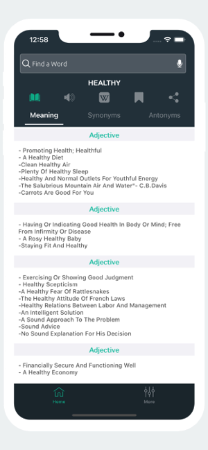 ‎Thesaurus & Dictionary Screenshot