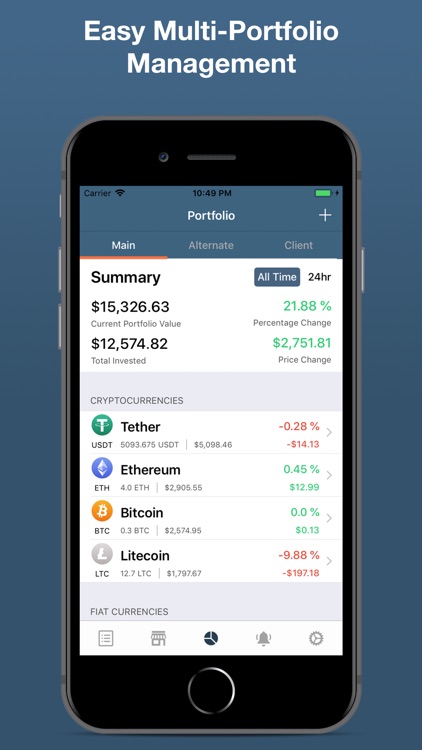 Cryptare: Crypto Portfolio screenshot-0