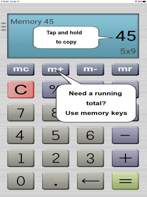 Screenshot #5 pour Plus Calculator