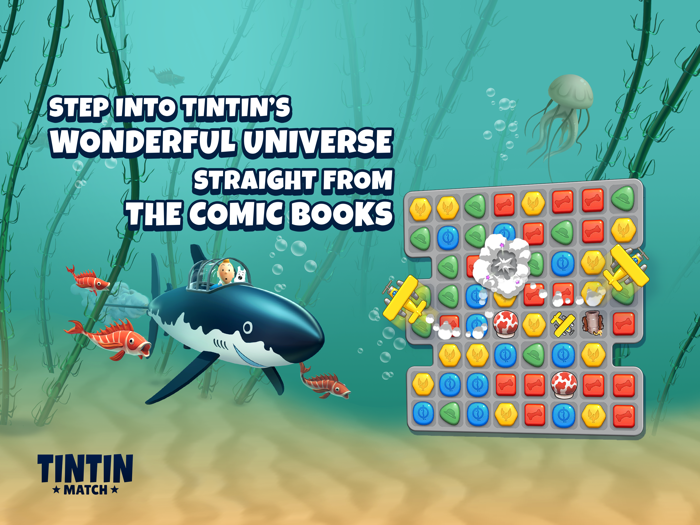 Tintin Match The Puzzle Game