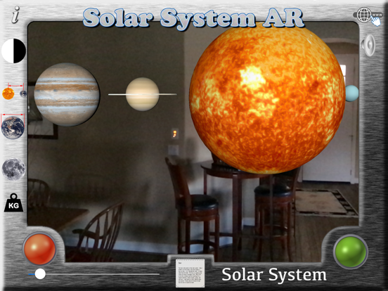 The Solar System - AR app screenshot 2