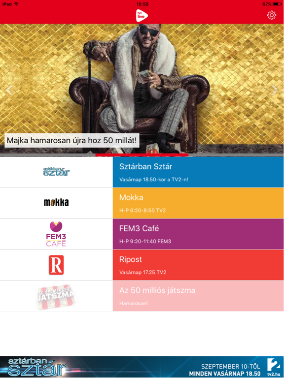 Screenshot #4 pour TV2 Live