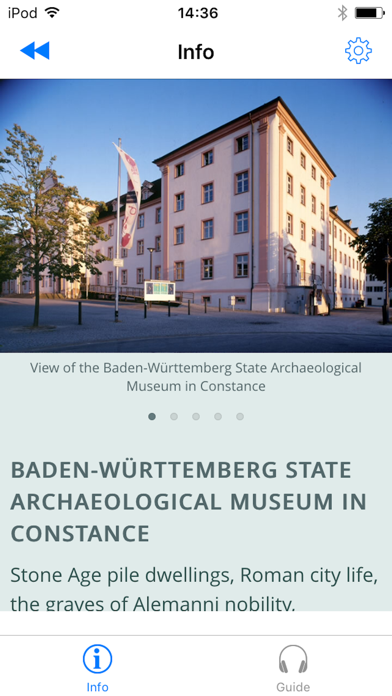ARCHÄOLOGISCHES LANDESMUSEUM Screenshot
