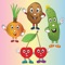 This educational game will teach your child the names of different fruits and vegetables, and the names of different body parts too
