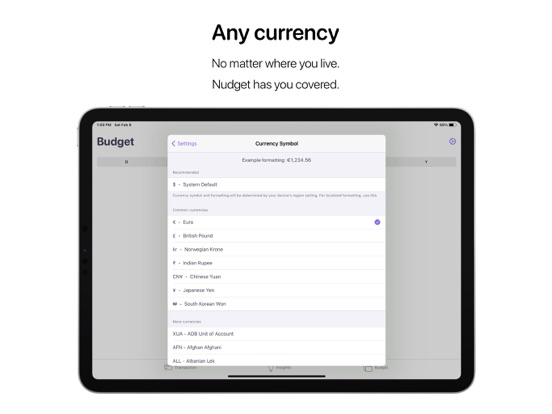 Nudget: Spending Tracker Nudget: Spending Tracker