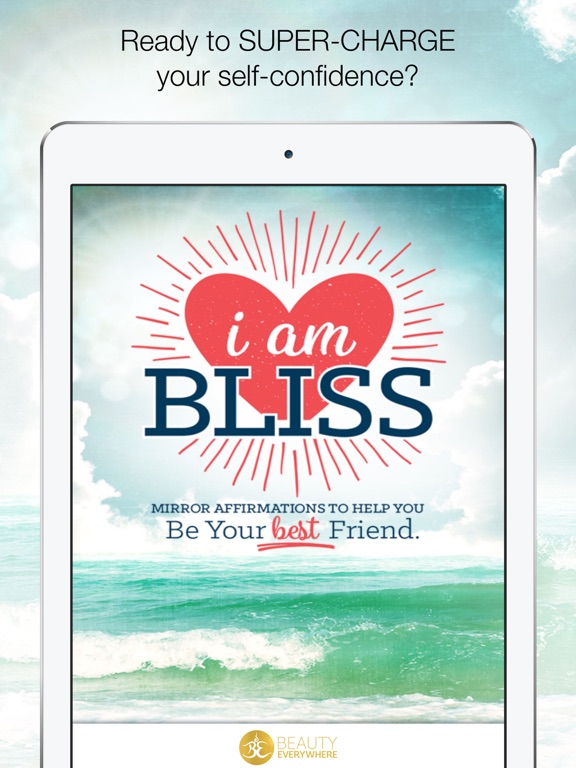 I Am Bliss Mirror Affirmations iPad screenshot 1 - Lifestyle app