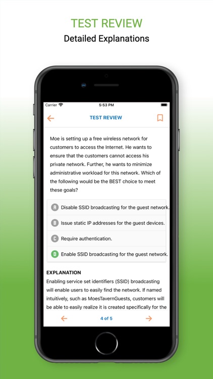 CompTIA Network+ N10-007 Test screenshot-5
