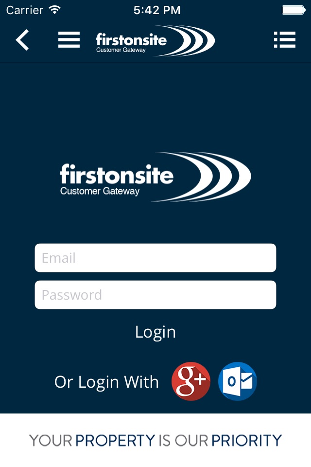 FirstOnSite Customer Gateway screenshot 4